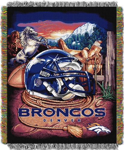 Northwest NFL Broncos "HFA" Woven Tapestry Throw