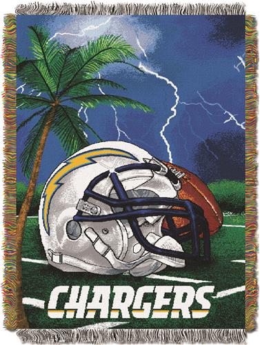 Northwest NFL Chargers "HFA" Woven Tapestry Throw