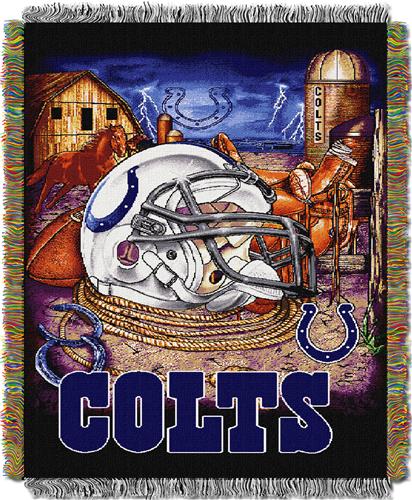 Northwest NFL Colts "HFA" Woven Tapestry Throw