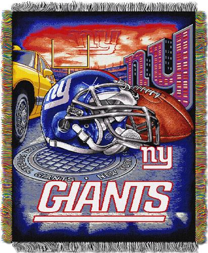 Northwest NFL Giants "HFA" Woven Tapestry Throw