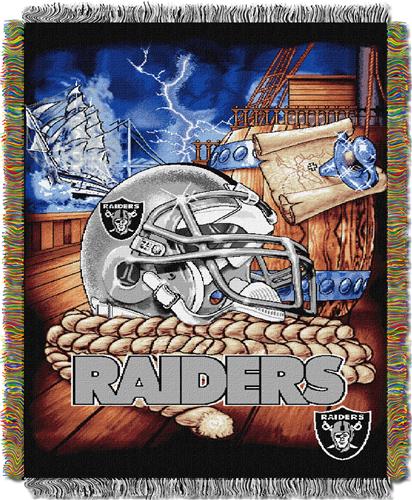 Northwest NFL Raiders "HFA" Woven Tapestry Throw