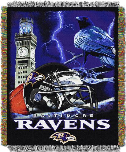 Northwest NFL Ravens "HFA" Woven Tapestry Throw