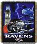 Northwest NFL Ravens "HFA" Woven Tapestry Throw