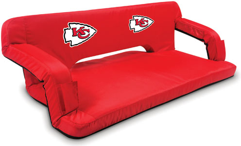 Picnic Time NFL Kansas City Chiefs Travel Couch