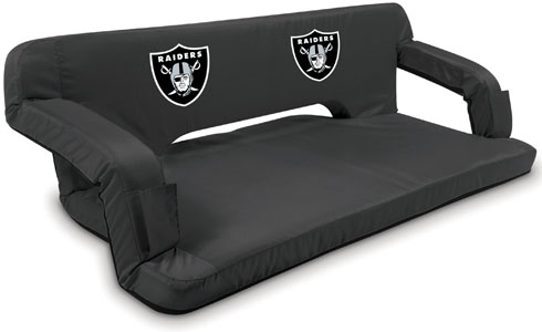 Picnic Time NFL Oakland Raiders Travel Couch