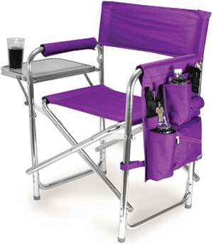 Picnic Time LSU Folding Sport Chair & Strap