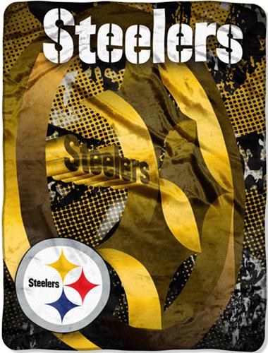 Northwest NFL Pittsburgh Steelers Grunge Throws