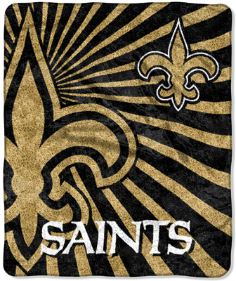 Northwest NFL New Orleans Saints Strobe Throws