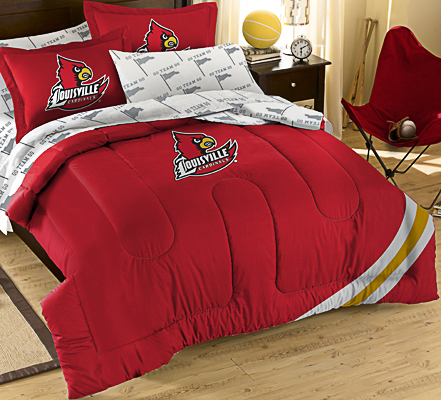 Northwest NCAA Louisville Full Bed in Bag Set