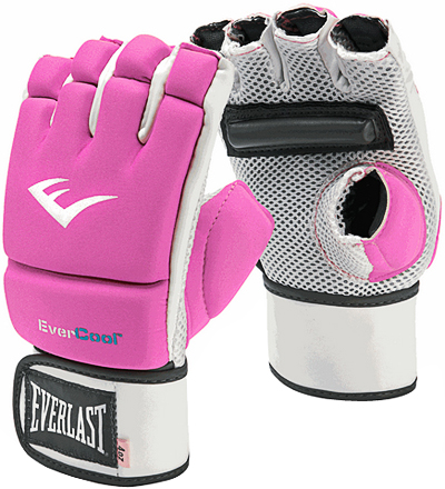 E62579 Everlast MMA Evercool PINK Kickboxing Gloves