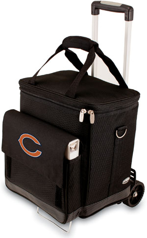 Picnic Time NFL Chicago Bears Cellar with Trolley
