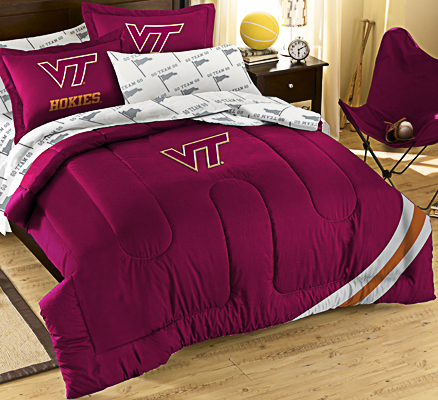 Northwest NCAA Virginia Tech Full Bed in Bag Set