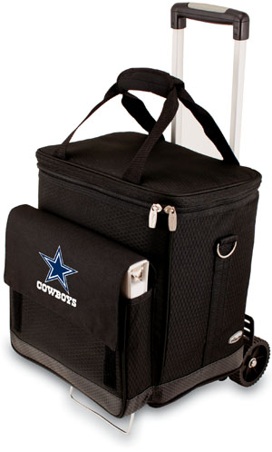 Picnic Time NFL Dallas Cowboys Cellar with Trolley
