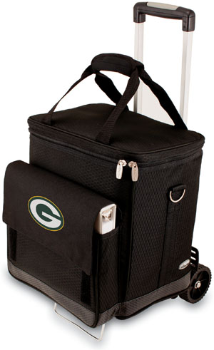 Picnic Time NFL Green Bay Packers Cellar w/Trolley