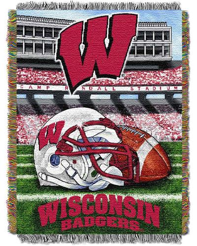 Northwest NCAA Wisconsin HFA Tapestry Throw