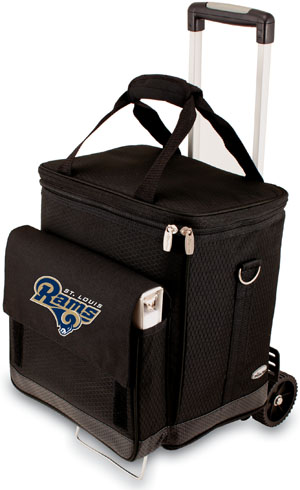 Picnic Time NFL St. Louis Rams Cellar with Trolley