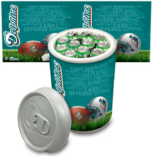 Picnic Time NFL Miami Dolphins Mega Can Cooler