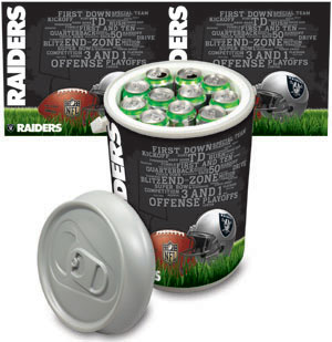 Picnic Time NFL Oakland Raiders Mega Can Cooler