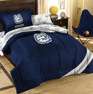 Northwest NCAA Connecticut Twin Bed in Bag Set