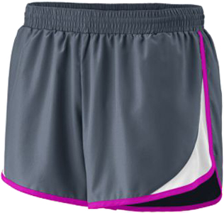 Womens (WL-Graphite/White) 4" Inseam Sports Shorts
