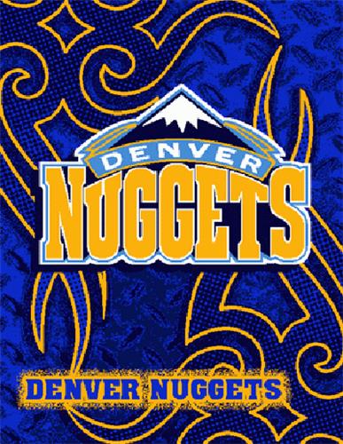 Northwest NBA Denver Nuggets 48"x60" Woven Throw