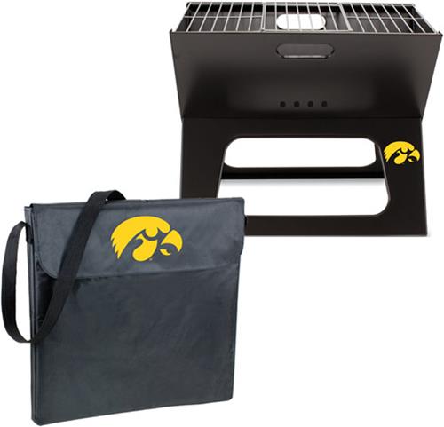 Picnic Time University of Iowa Charcoal X-Grill