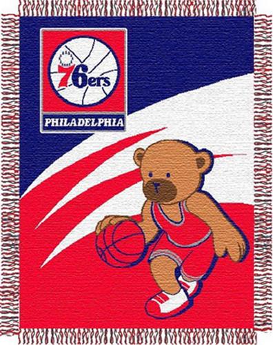 Northwest NBA Philadelphia 76ers 36x46 Baby Throw