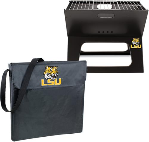 Picnic Time LSU Tigers Charcoal X-Grill with Tote