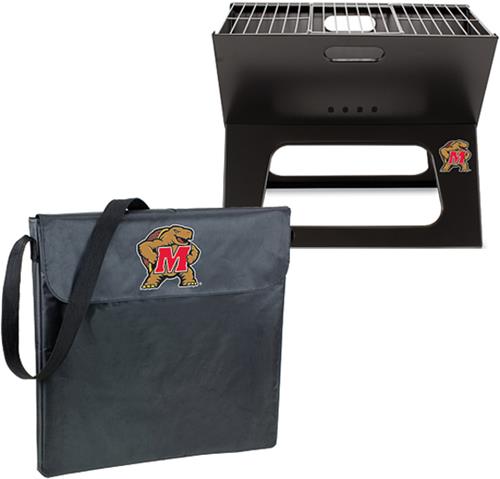 Picnic Time Maryland Terrapins Charcoal X-Grill