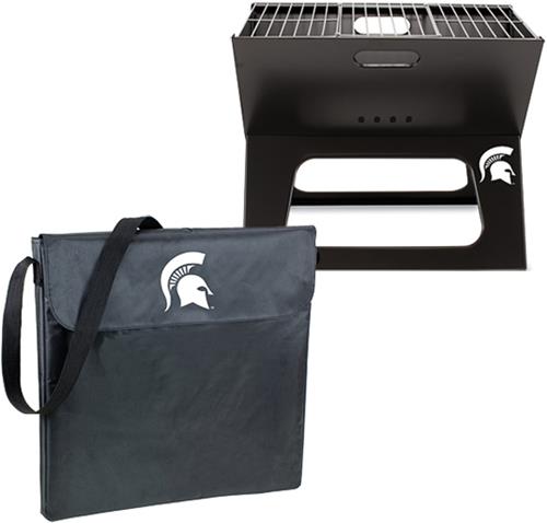 Picnic Time Michigan State Charcoal X-Grill