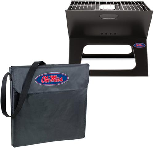 Picnic Time Mississippi Rebels Charcoal X-Grill