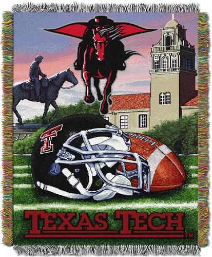 Northwest NCAA Texas Tech HFA Tapestry Throw