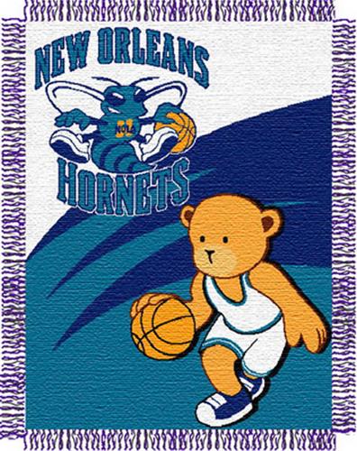 Northwest NBA New Orleans Hornets 36x46 Baby Throw