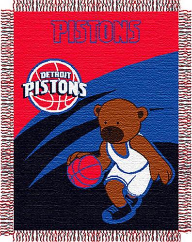 Northwest NBA Detroit Pistons 36"x46" Baby Throw