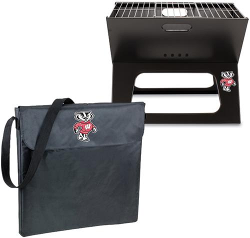 Picnic Time Wisconsin Badgers Charcoal X-Grill