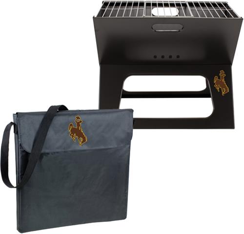 Picnic Time Wyoming Cowboys Charcoal X-Grill