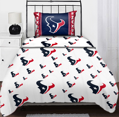 Northwest NFL Houston Texans Twin Sheet Sets