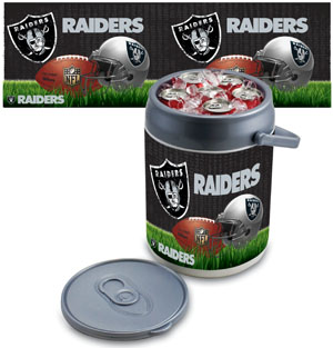 Picnic Time NFL Oakland Raiders Can Cooler