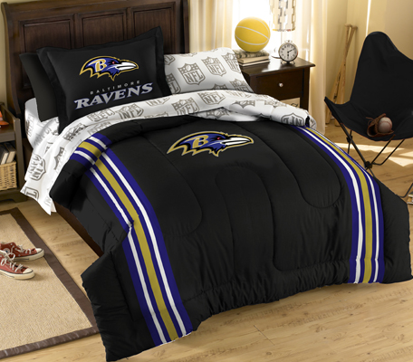 Northwest NFL Baltimore Ravens Twin Bed In A Bag