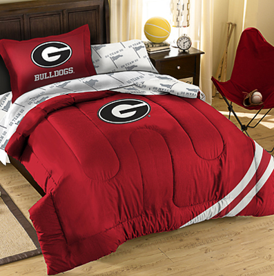 Northwest NCAA Georgia Twin Bed in Bag Set