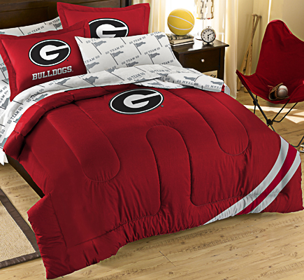 Northwest NCAA Georgia Full Bed in Bag Set