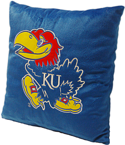 Northwest NCAA Univ. of Kansas Plush Pillow