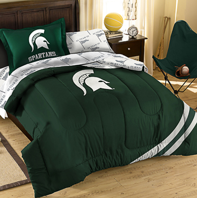 Northwest NCAA Michigan State Twin Bed in Bag Set