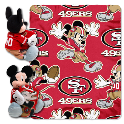 Northwest NFL San Francisco 49ers 50" Mickey Throw