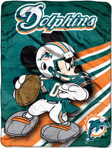 Northwest NFL Miami Dolphins 60" Mickey Throws