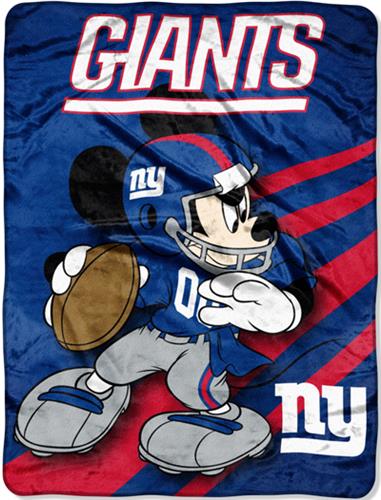 Northwest NFL New York Giants 60" Mickey Throws