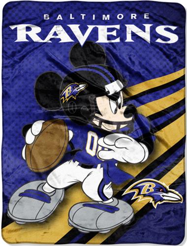 Northwest NFL Baltimore Ravens 60" Mickey Throws