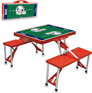 Picnic Time NFL New England Patriots Picnic Table