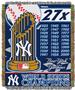 Northwest MLB New York Yankees Commemorative Throw
