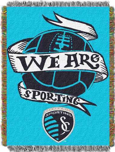 Northwest MLS KC Sporting Handmade Tapestry Throw